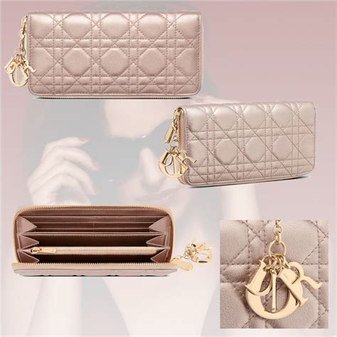 lady dior dioramour wallet|christian Dior wallets for women.